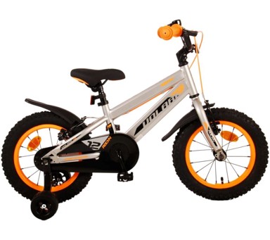 VOLARE Dječji bicikl Rocky, 14", sivi, s dvije ručne kočnice